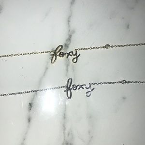 *Diamond Bezel* SHY by Sydney Evan Foxy Necklace